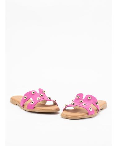 Woman Sandals KESLEM SANDALIA MUJER 2029B EN PIEL FUCSIA