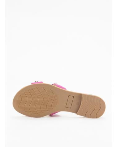 Woman Sandals KESLEM SANDALIA MUJER 2029B EN PIEL FUCSIA
