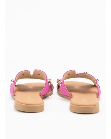 Woman Sandals KESLEM SANDALIA MUJER 2029B EN PIEL FUCSIA