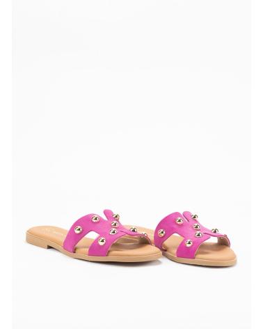 Woman Sandals KESLEM SANDALIA MUJER 2029B EN PIEL FUCSIA