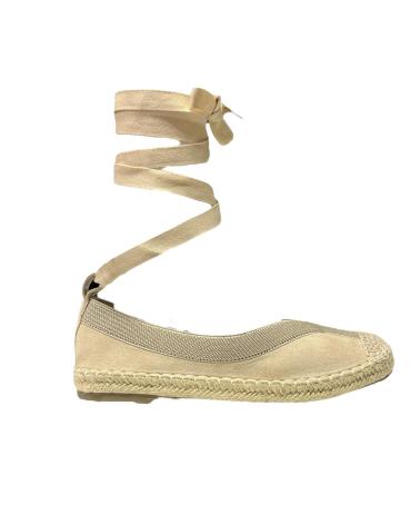 Bailarinas de Mujer CALZADOMANIA ESPARTO TIRA CON CUERDAS BEIG