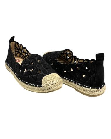 Chaussures pour Femme CALZADOMANIA ESPARTO BORDADA FLOR NEGRO
