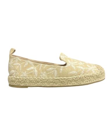 Woman shoes CALZADOMANIA ESPARTO BORDADA BEIG