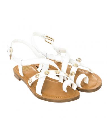 Sandalias De Mujer GUESS SANDALIAS PLANAS FL6GIELEA03  BLANCO