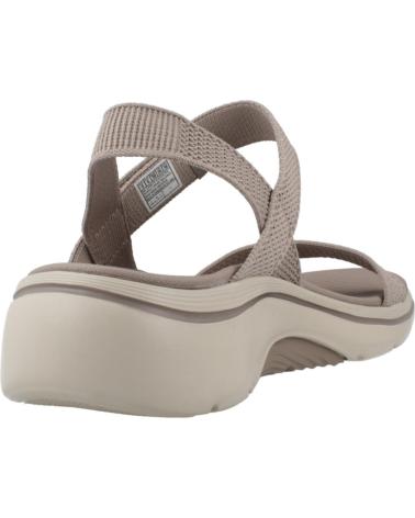 SKECHERS SANDALIAS 140874TPE EN PARA MUJER TAUPE TEXTILE