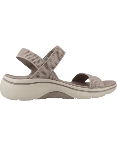 SKECHERS SANDALIAS 140874TPE EN PARA MUJER TAUPE TEXTILE