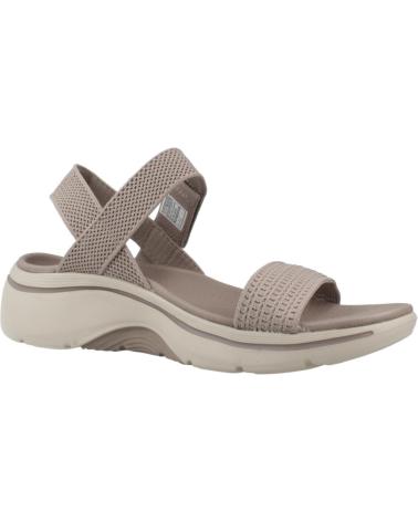 SKECHERS SANDALIAS 140874TPE EN PARA MUJER TAUPE TEXTILE