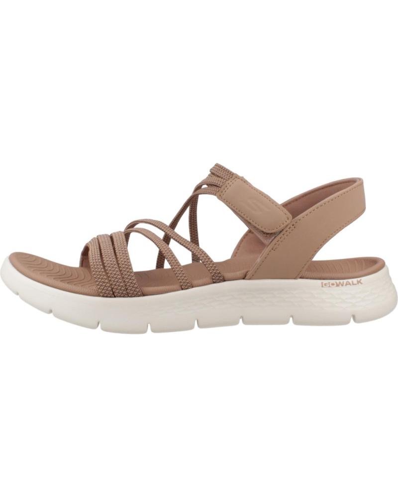 Sandalen für Damen SKECHERS SANDALIAS MUJER MODELO GO WALK FLEX COLOR MARRON TAN