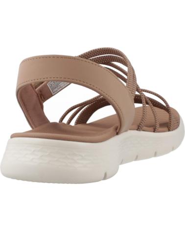 Sandalen für Damen SKECHERS SANDALIAS MUJER MODELO GO WALK FLEX COLOR MARRON TAN