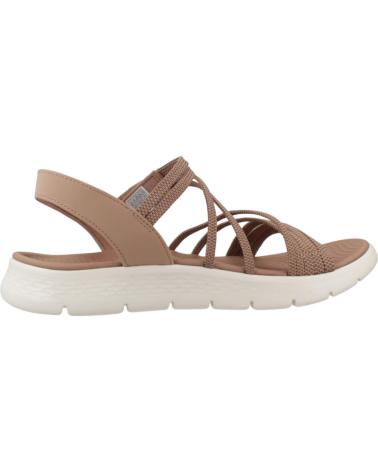 Sandalen für Damen SKECHERS SANDALIAS MUJER MODELO GO WALK FLEX COLOR MARRON TAN