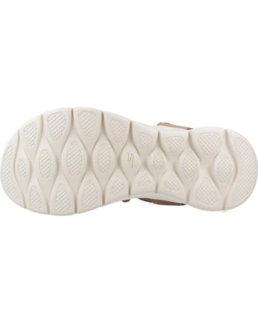 Sandalen für Damen SKECHERS SANDALIAS MUJER MODELO GO WALK FLEX COLOR MARRON TAN