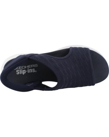 Sandálias de Mulher SKECHERS SANDALIAS PLANAS MUJER 119805 MARINO AZUL