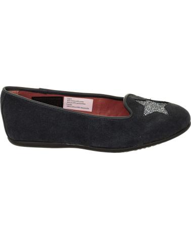Bailarinas TOMMY HILFIGER  de Niña MANOLETINAS DE PIEL FG0FG00042  AZUL MARINO