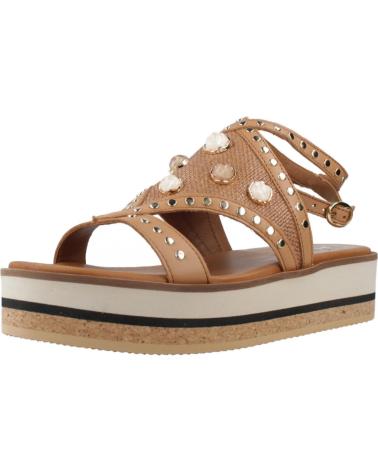 Sandálias de Mulher ALPE SANDALIAS MUJER MODELO 5495 14 COLOR MARRON CAMEL