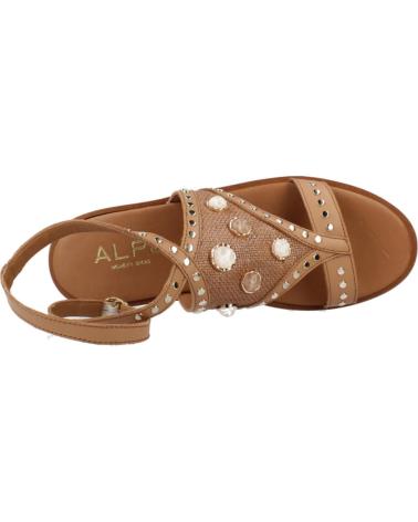 Sandálias de Mulher ALPE SANDALIAS MUJER MODELO 5495 14 COLOR MARRON CAMEL