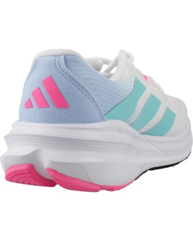 ADIDAS QUESTAR 3 W: ZAPATILLAS DE RUNNING PARA MUJER BLANCAS CON DETALLES TURQUESA Y ROSA WHITE