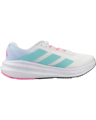 ADIDAS QUESTAR 3 W: ZAPATILLAS DE RUNNING PARA MUJER BLANCAS CON DETALLES TURQUESA Y ROSA WHITE