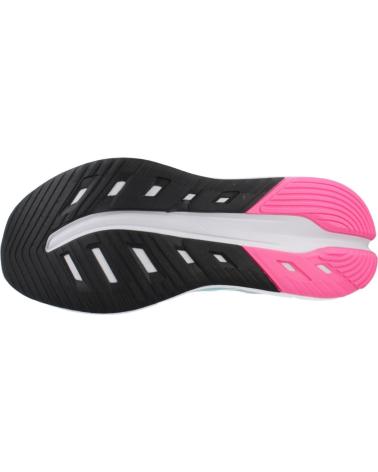 ADIDAS QUESTAR 3 W: ZAPATILLAS DE RUNNING PARA MUJER BLANCAS CON DETALLES TURQUESA Y ROSA WHITE