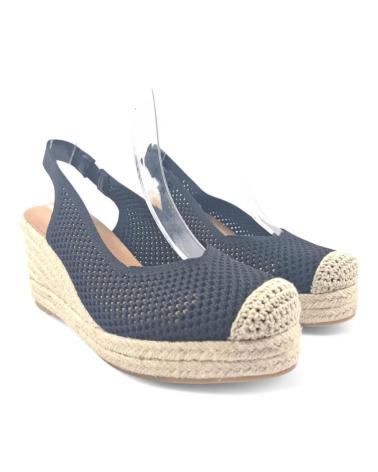 Sandales pour Femme TIMBOS SANDALIA CUNA ESPARTO MUJER 131295 NEGRO