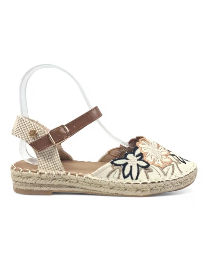 Sandalen für Damen TIMBOS SANDALIA ESPARTO PLANA MUJER 131294 NEGRO