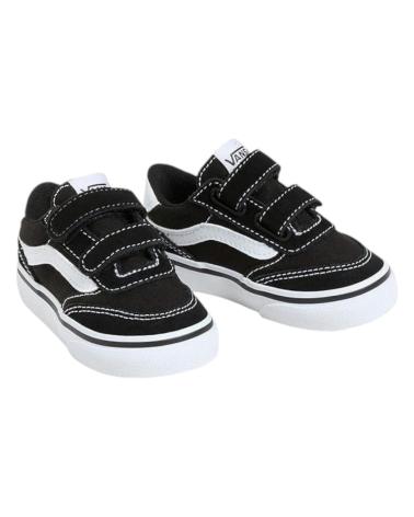 Sneaker für Mädchen und Junge VANS OFF THE WALL ZAPATILLAS VANS BROOKLYN LS V SUEDE CANVAS BLANCAS VN0 NEGRO