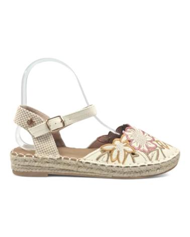 Sandalen für Damen TIMBOS SANDALIA ESPARTO PLANA MUJER APRICOT 131293 VARIOS COLORES