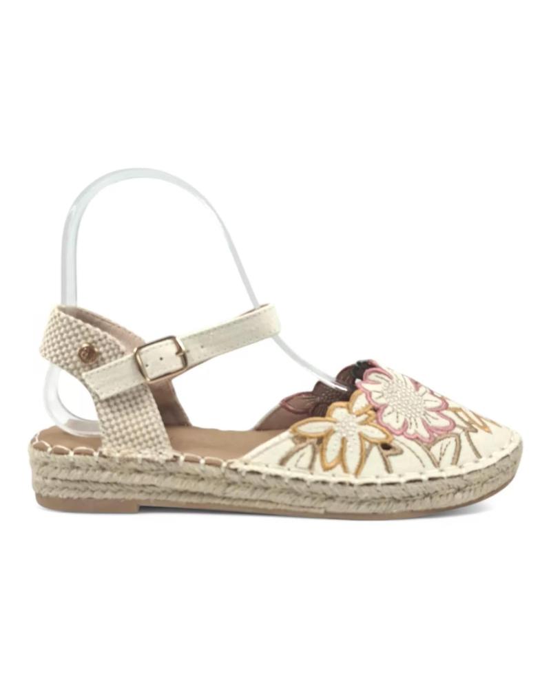 Sandalen für Damen TIMBOS SANDALIA ESPARTO PLANA MUJER APRICOT 131293 VARIOS COLORES