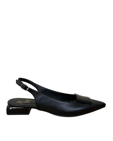Woman Flat shoes ITSE 2631 MANCHESTER NEGRO