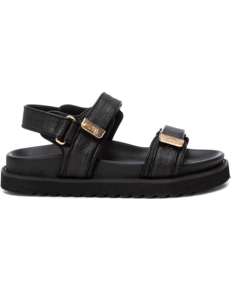 Sandales pour Femme XTI SANDALIAS PLANAS MUJER 144128 NEGRO