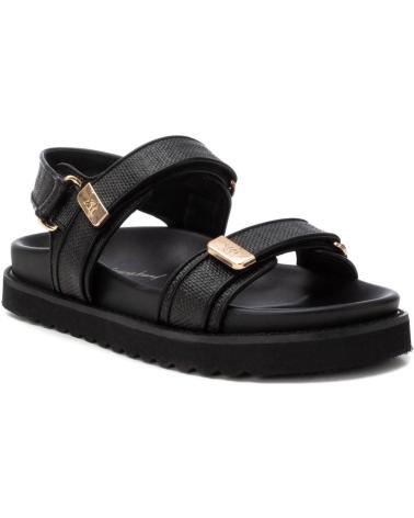 Sandales pour Femme XTI SANDALIAS PLANAS MUJER 144128 NEGRO