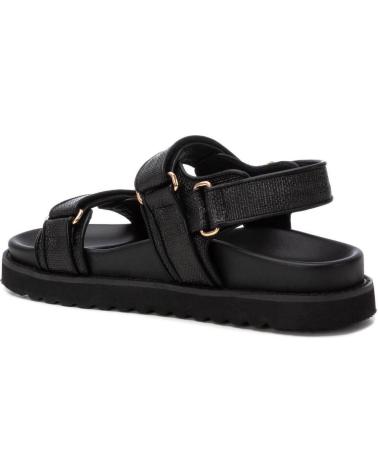 Sandales pour Femme XTI SANDALIAS PLANAS MUJER 144128 NEGRO