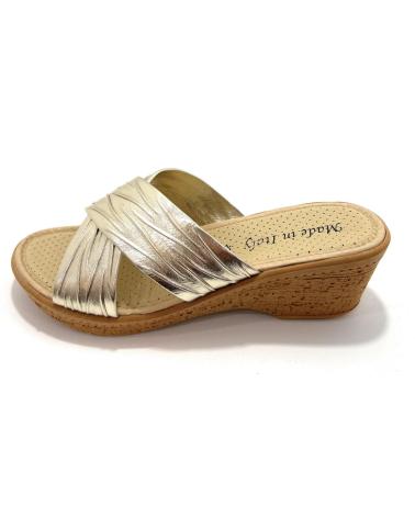 Calzado de casa de Mujer SELQUIR PINKY TIRAS CRUZADAS ANATOMICO CONFORT AMARILLO