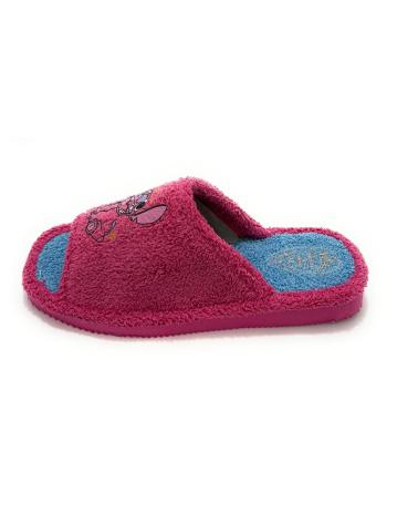 Calzado de casa de Mujer SELQUIR ZAPATILLAS CASA MUJER RIZO PUNTA ABIERTA MORADO
