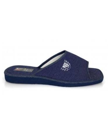Calzado de casa de Hombre BEREVERE ZAPATILLA RIZO AZUL