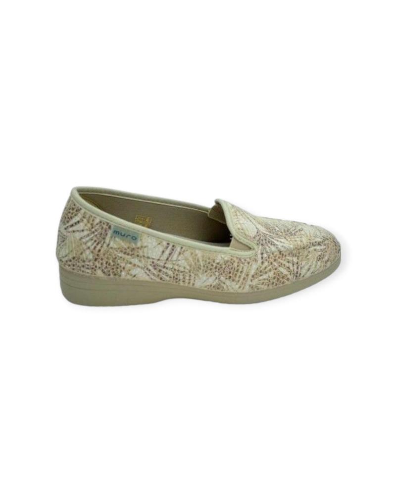 Zapatos de cuña de Mujer GARRIDO MURO ZAPATILLA BEIGE