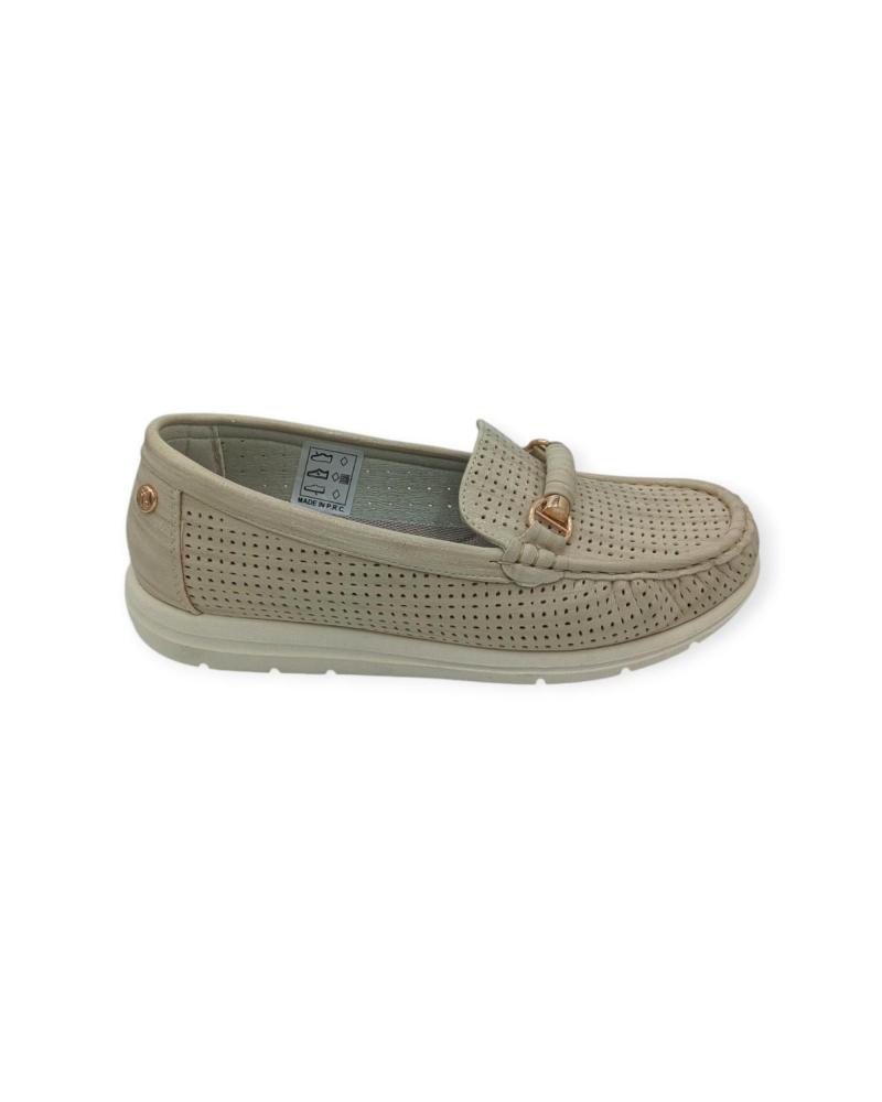 Mocassini per Donna AMARPIES ZAPATO CONFORT BEIGE