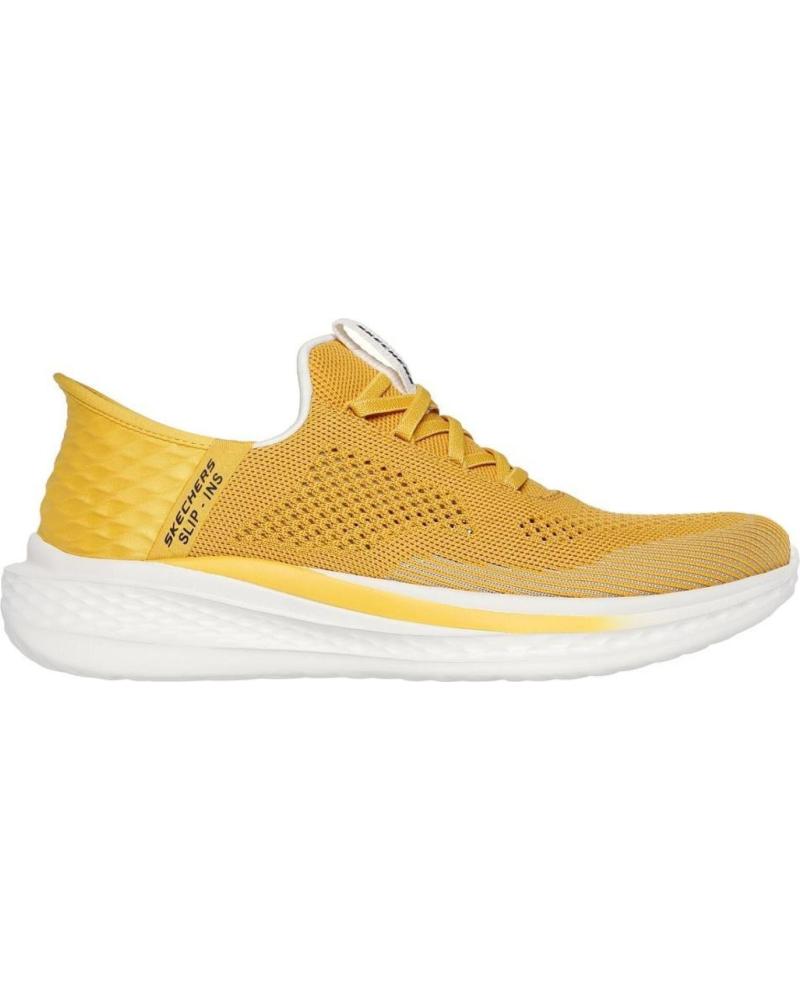 Sneaker für Herren SKECHERS SLIP-INS SLADE - QUINTO AMARILLA AMARILLO