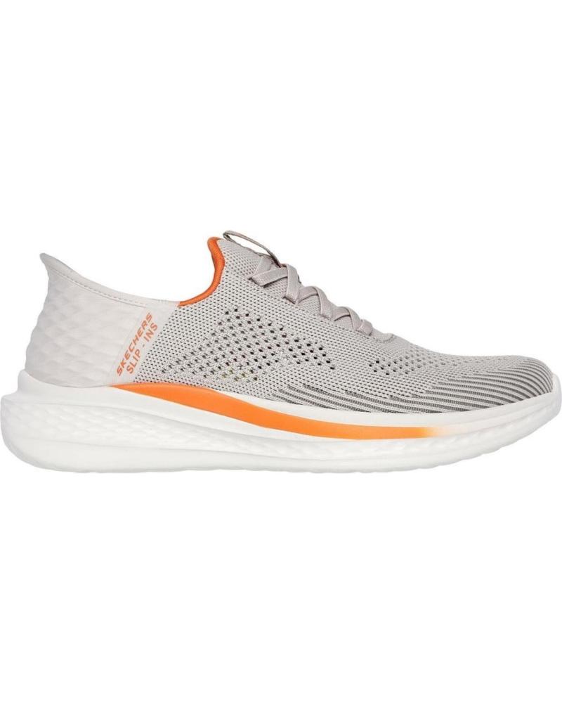 Sportivo per Uomo SKECHERS SLIP-INS SLADE - QUINTO BEIG BEIG