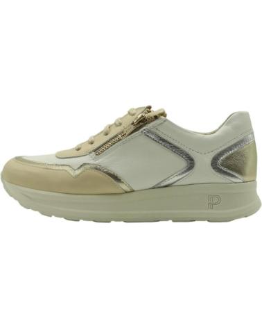 Deportivas de Mujer PITILLOS DEPORTIVO CORDONES - CREMALLER CREMA - BLANCO 10413 CREMA - BLANCO