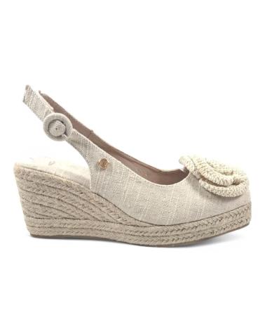 Sandales pour Femme TIMBOS SANDALIA CUNA ESPARTO MUJER 131290 BEIGE