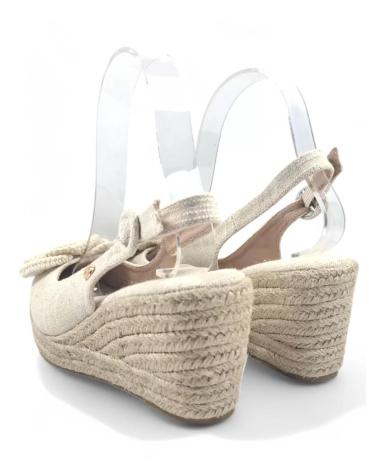 Sandales pour Femme TIMBOS SANDALIA CUNA ESPARTO MUJER 131290 BEIGE