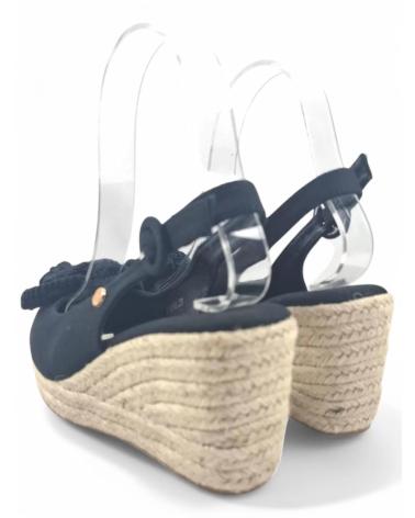 Sandales pour Femme TIMBOS SANDALIA CUNA ESPARTO MUJER 131289 NEGRO