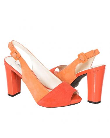 Sandalias de Mujer GEOX SANDALIA TACON MUJER PIEL CORAL-MELOCOTóN