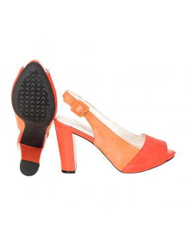 Sandalias de Mujer GEOX SANDALIA TACON MUJER PIEL CORAL-MELOCOTóN