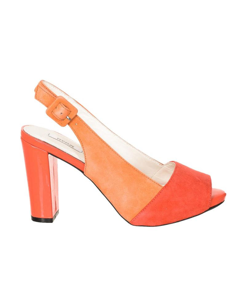 Sandalias de Mujer GEOX SANDALIA TACON MUJER PIEL CORAL-MELOCOTóN