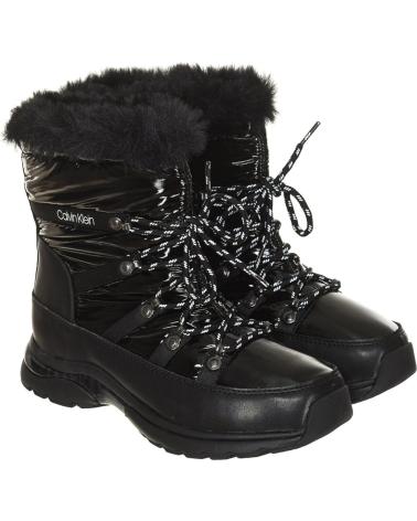 Botins CALVIN KLEIN  de Mulher BOTIN CARVEY  NEGRO