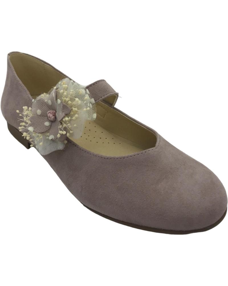 ANDANINES ZAPATO COMUNION NINA 251251-10 NUDE