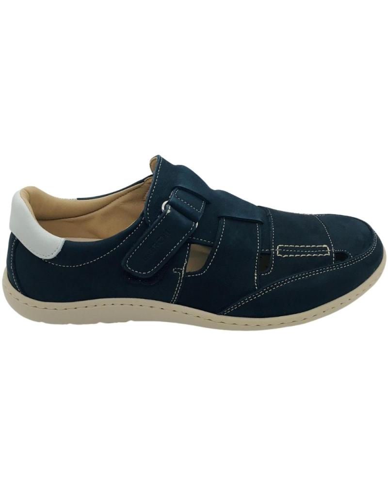 BAERCHI SANDALIA CERRADA HOMBRE PIEL 5273S AZUL