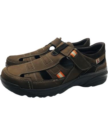 LUISETTI SANDALIA CERRADA HOMBRE BRONX 16250ST MARRON