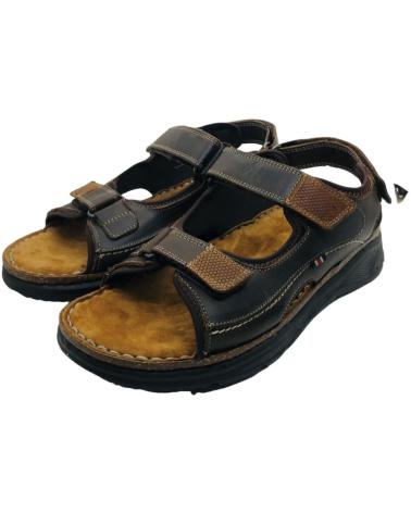 ZEN SANDALIA PIEL HOMBRE 3604 MARRON